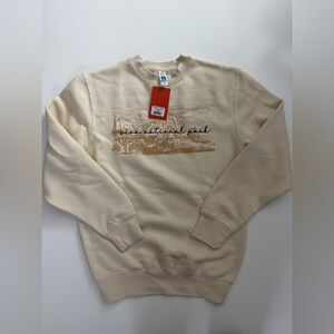 Cream Zion National Park Crewneck Sweater